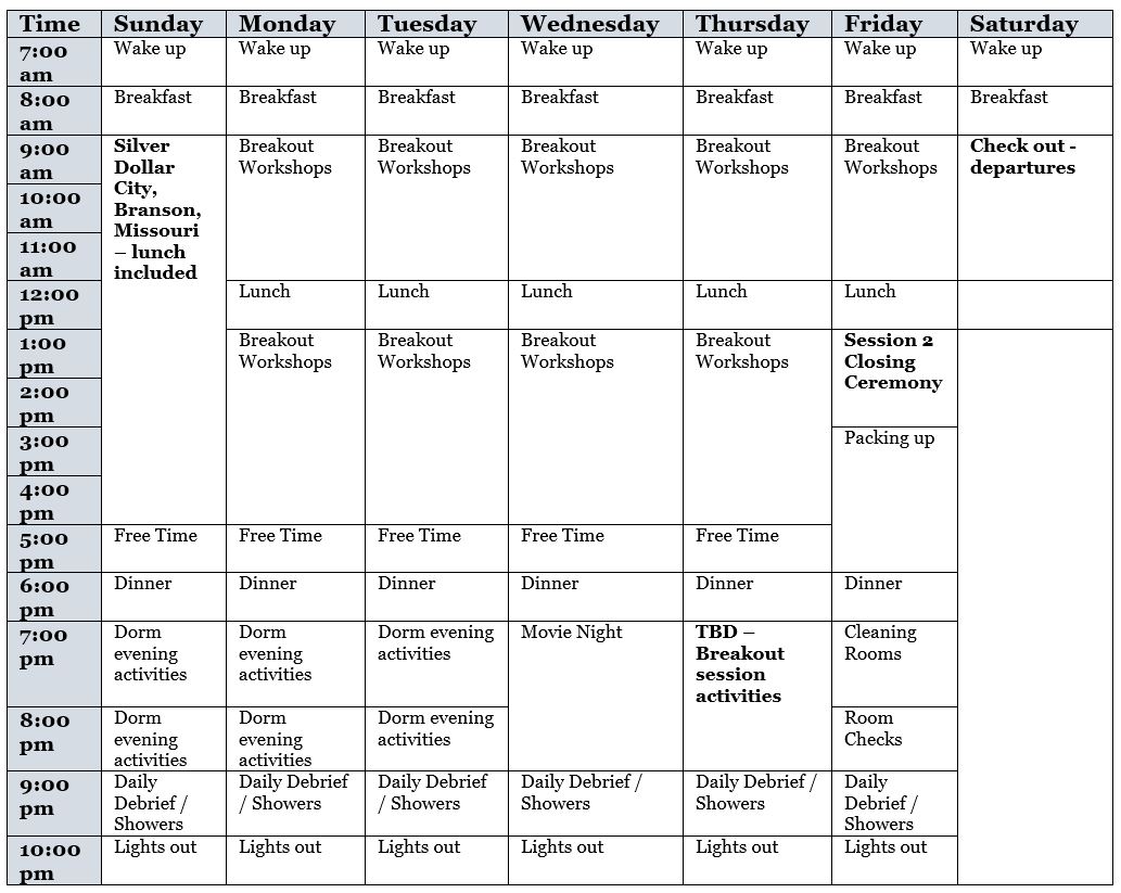 Introduction to Global Leadership - Sample Schedule - Week 2